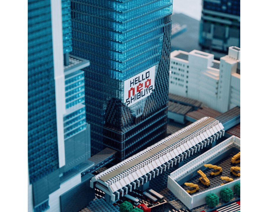 [scenery of # Shibuya] The town of Shibuya of Lego (R) block　