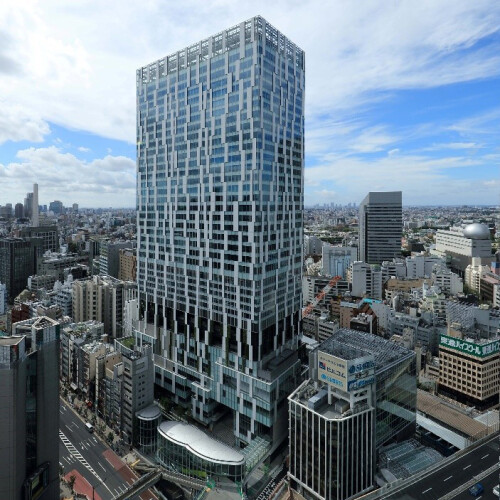 渋谷ストリーム旧東横線渋谷駅の記憶を残す、クリエイティブワーカーのためのオフィス、ホテル、商業からなる複合施設。