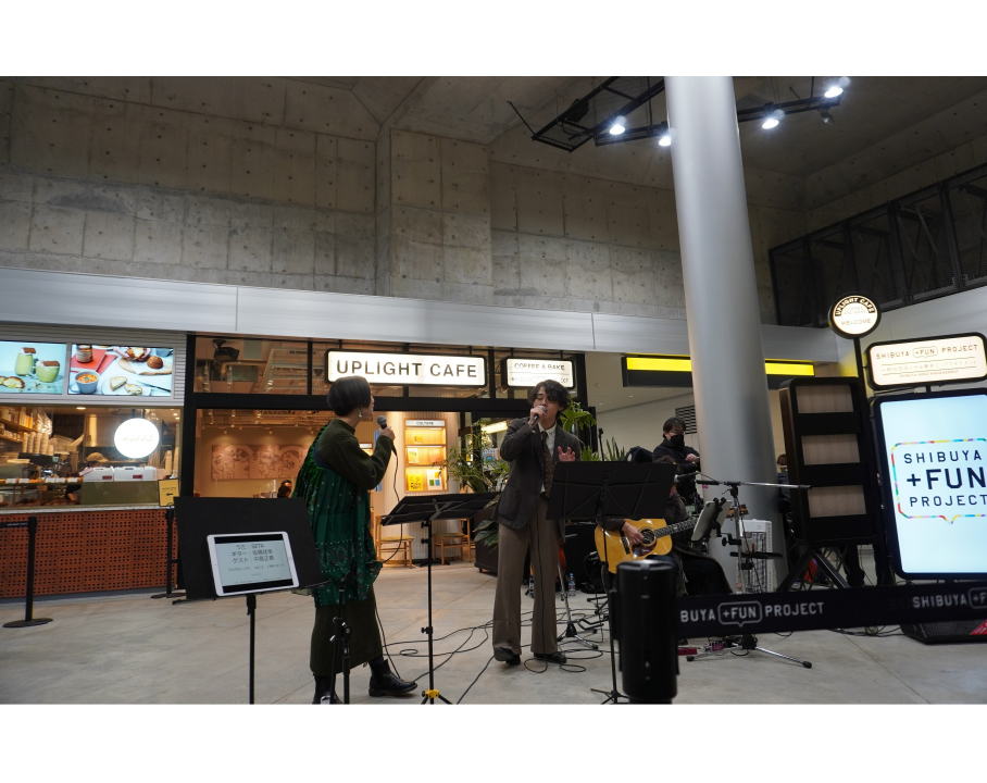 クリスマスライブ「うたのカレンダー」＠渋谷駅東口地下広場（2021年12月23日）