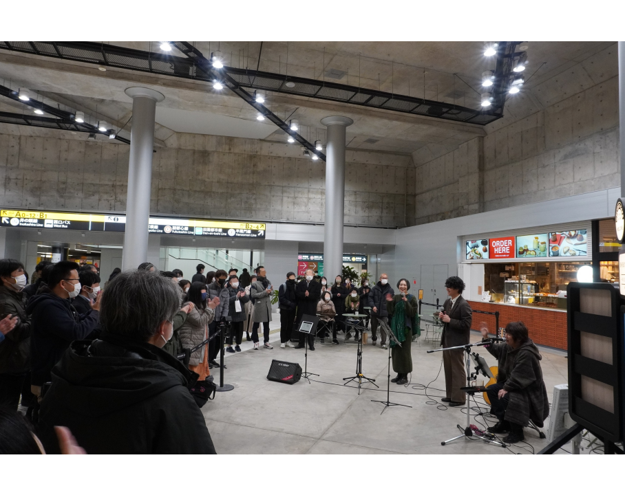 クリスマスライブ「うたのカレンダー」＠渋谷駅東口地下広場（2021年12月23日）